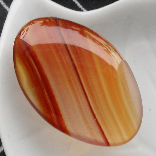 Čínský achát 30x19x4mm — foto 1