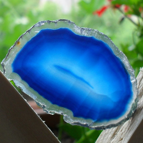 Achátový plátek 51x31x2mm — foto 1