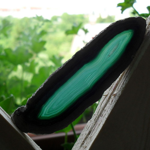 Achátový plátek 79x24x3mm — foto 1