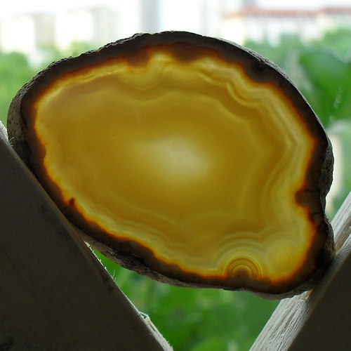 Achátový plátek 53x36x3mm — foto 1