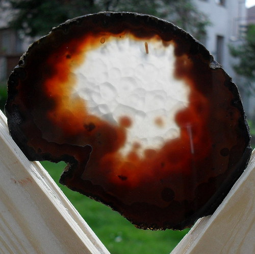Achátový MAXI plátek 82x65x4mm — foto 1