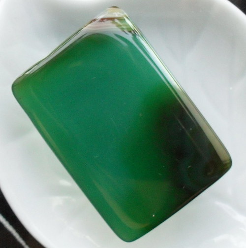 Čínský achát 35x25x5mm — foto 1