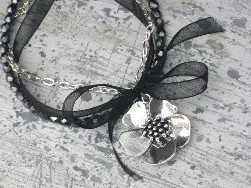 Náramek "Gray lady"... + náušnice gratis — foto 1