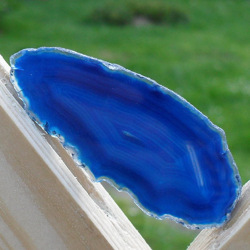 Achátový plátek 57x26x3mm — foto 1