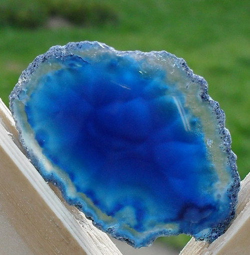Achátový plátek 48x35x3mm — foto 1
