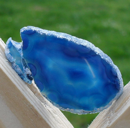 Achátový plátek 45x28x4mm — foto 1