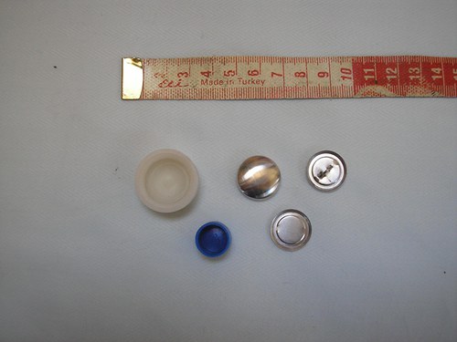 Buttonky k potahování 30b s ploškou — foto 1