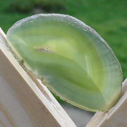 Achátový plátek 52x30x3mm — foto 1