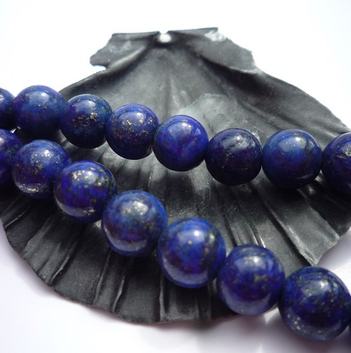 Lapis lazuli 6 mm 2ks — foto 1