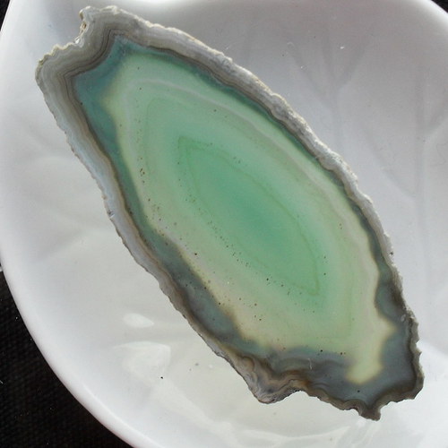 Achátový plátek 51x22x3mm — foto 1