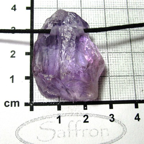 R Ametyst surový VRTANÝ č.1 (velký) — foto 1