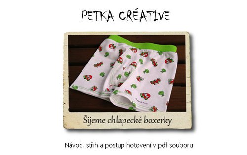 Šijeme chlapecké boxerky