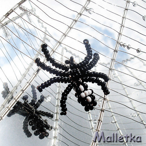 Black Widow - pouze náušnice na přání — foto 1