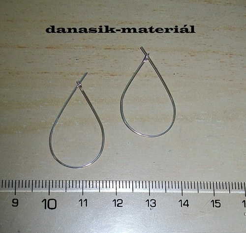 NÁUŠNICOVÝ KOMPONENT - SLZY - 1 pár — foto 1