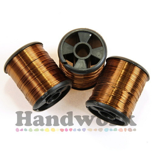 Drát - 0,3 mm - hnědý - 0003 — foto 1