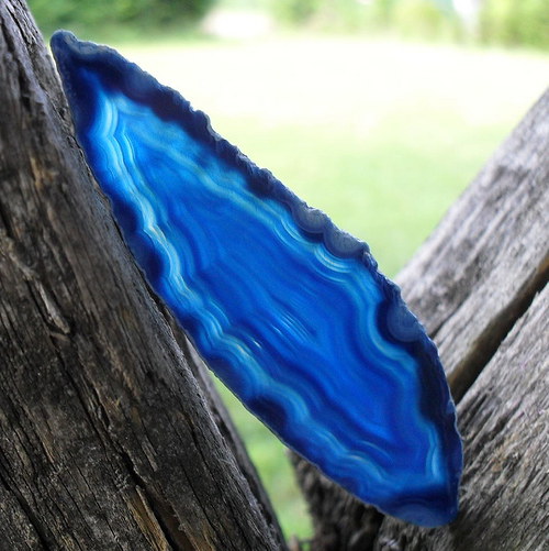 Achátový plátek 77x22x3mm — foto 1