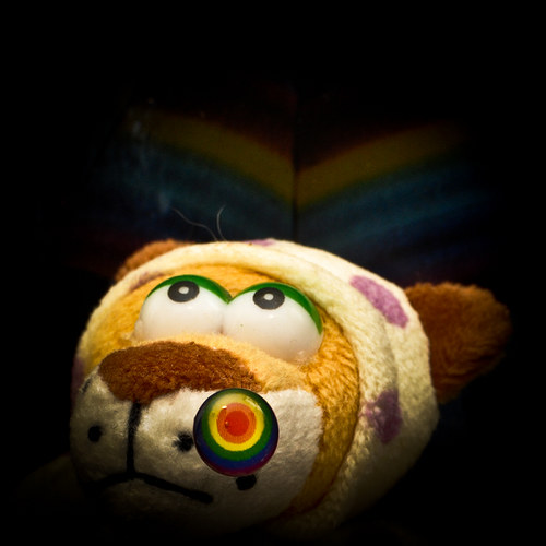 Náušnice - pecičky - nejen na Pride II. :) 2 KS — foto 1