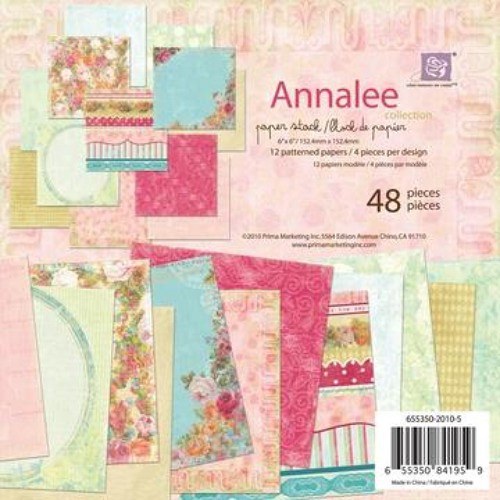 Sada papírů Annalee 15x15 cm — foto 1