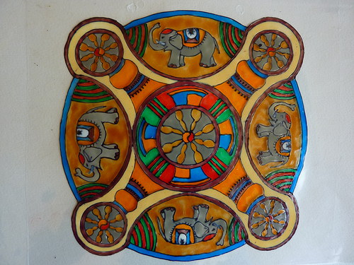 Sloní mandala — foto 1