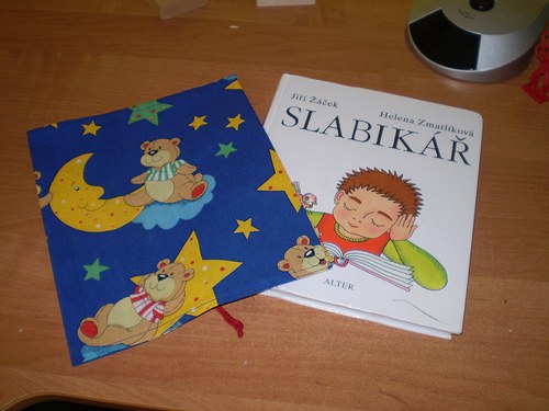Látkový obal na SLABIKÁŘ — foto 1