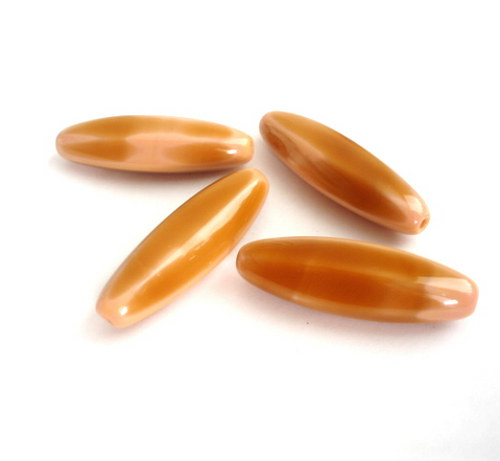 Loupaná oliva růžovohnědá velká