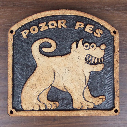 Kachlík č.03 - Pozor pes, velký