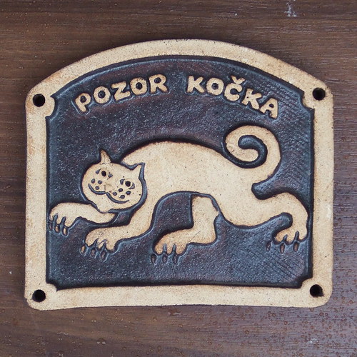 Kachlík č.05 - Pozor kočka