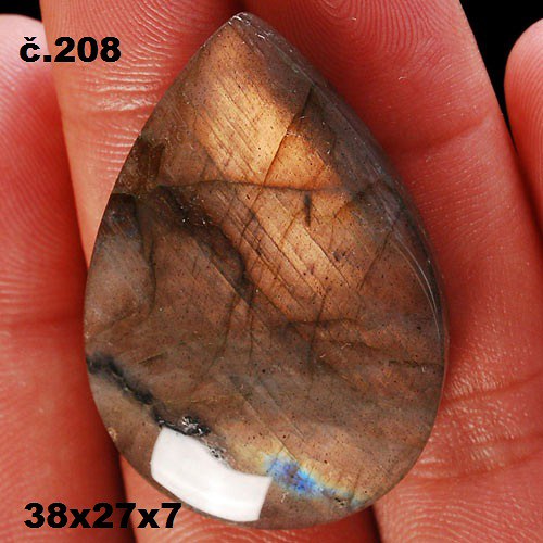 Labradorit- CABOCHON — foto 1