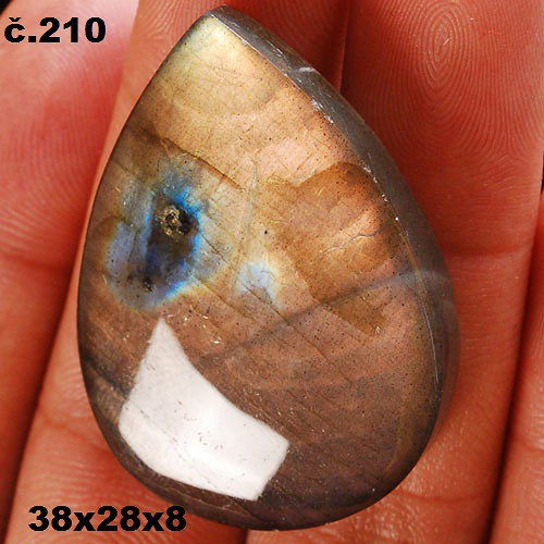 Labradorit- CABOCHON — foto 1