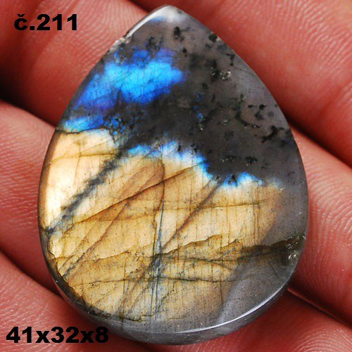 Labradorit- CABOCHON — foto 1