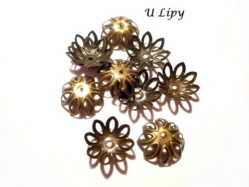 Kaplík mosazný průměr 13 mm, 2 ks
