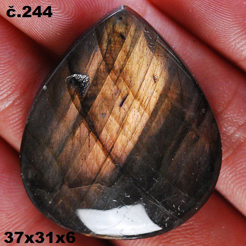 Labradorit- CABOCHON — foto 1