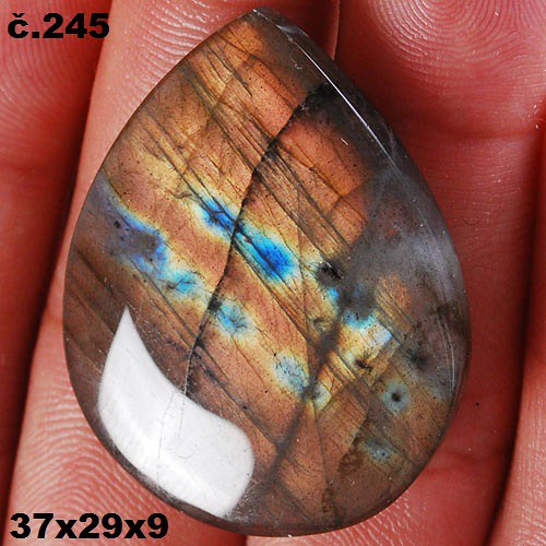 Labradorit- CABOCHON — foto 1