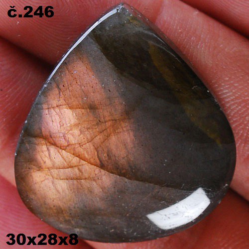 Labradorit- CABOCHON — foto 1
