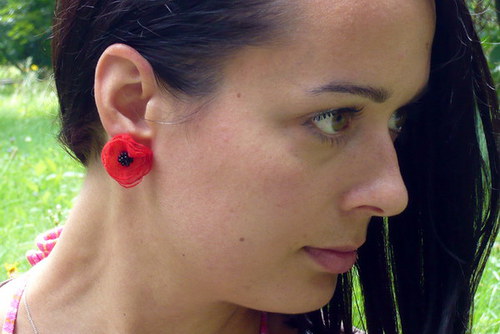 Náušnice Květy — foto 1