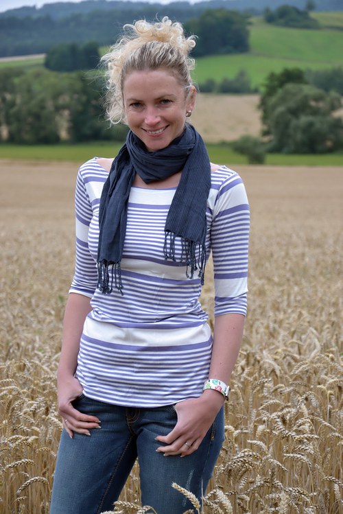 Pruhované tričko — foto 1