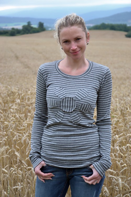 Pruhované tričko — foto 1