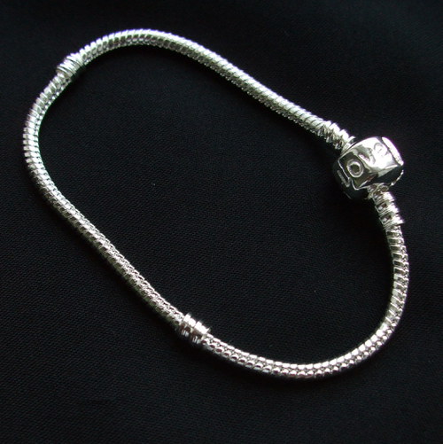 Náramek pro pandora styl kovový 18 cm — foto 1