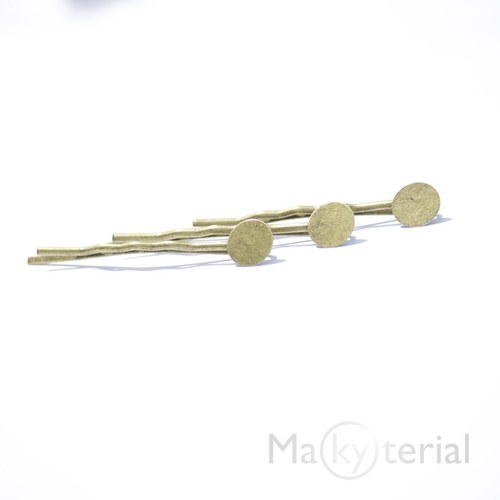 Základ sponky - bronz- 3 ks — foto 1