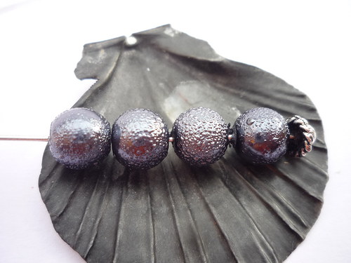 Vroubkované perly "Zigana" 8 mm 10 ks