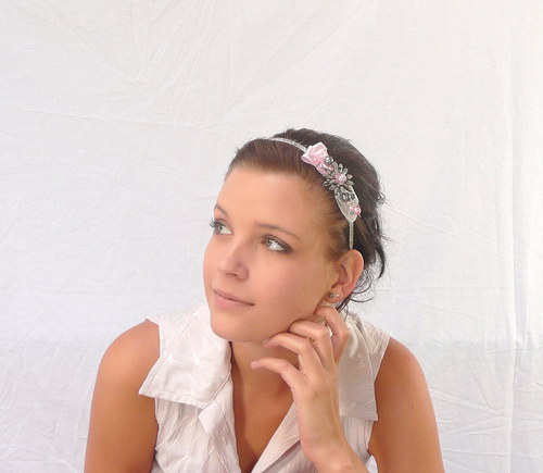 Čelenka : " Silver pinky " — foto 1