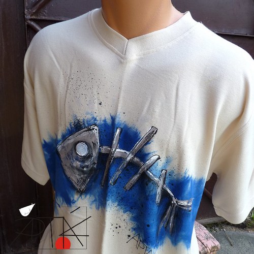 Pánské, "vykulená RYBA", L/XL — foto 1