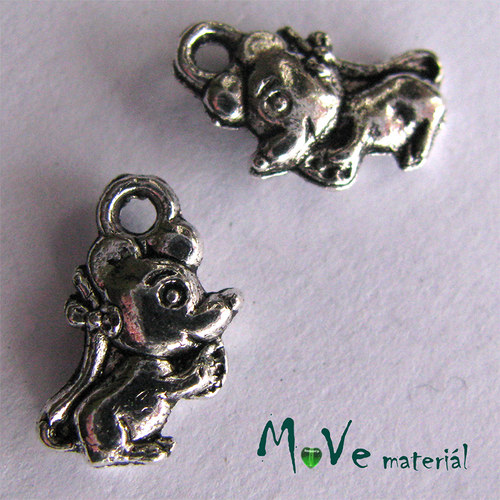 Přívěsek MYŠKA 7x10mm, 2ks — foto 1