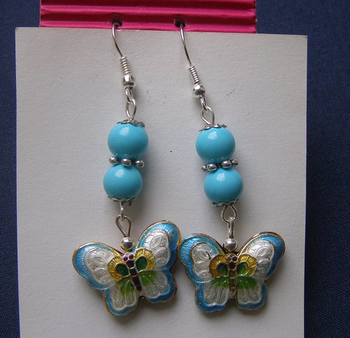 Motýlci cloisonne — foto 1