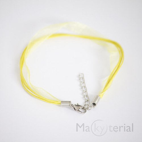 Voskované šňůrky a organza 3+1 — foto 1