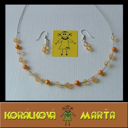 Oranžové perličky — foto 1