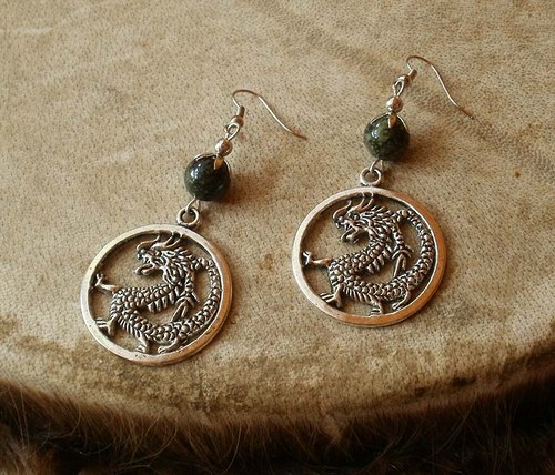 Dračí náušnice — foto 1
