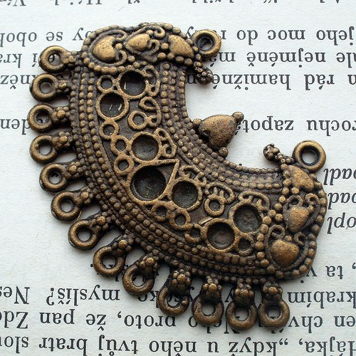 Vějíř - konektor (ramínko) 6 cm — foto 1