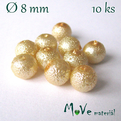 Voskové perle "Zigana" 8mm, 10ks — foto 1