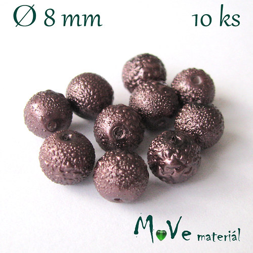 Voskové perle "Zigana" 8mm, 10ks — foto 1